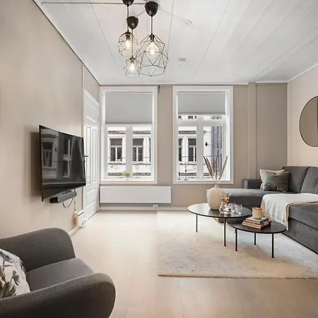 Dinbnb L 250m From Citycenter L Fireplace L Sleeps 6 L 24i7 Check In برغن