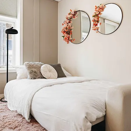 شقة Dinbnb L 250m From Citycenter L Fireplace L Sleeps 6 L 24i7 Check In برغن
